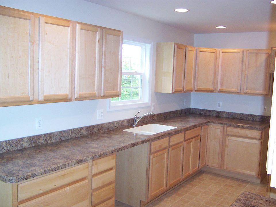 Walnut front cabinets