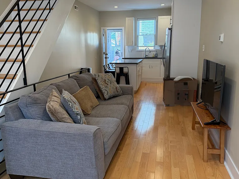 Modern living space with open layout.