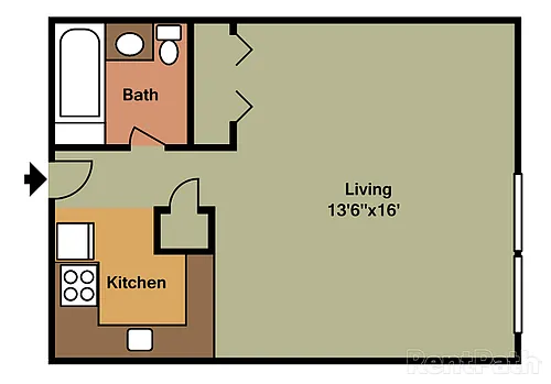 Floor plan Studio