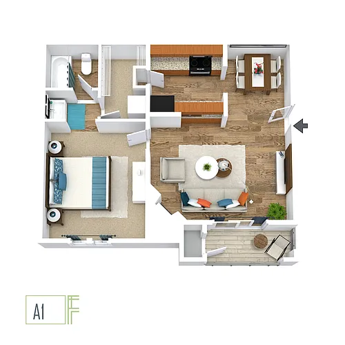 Floor plan A1