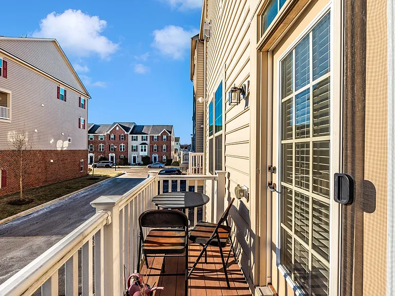 Enjoy a book and coffee or wine on balcony