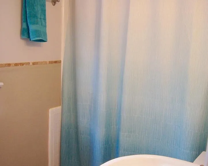 Bathroom with shower and tub.