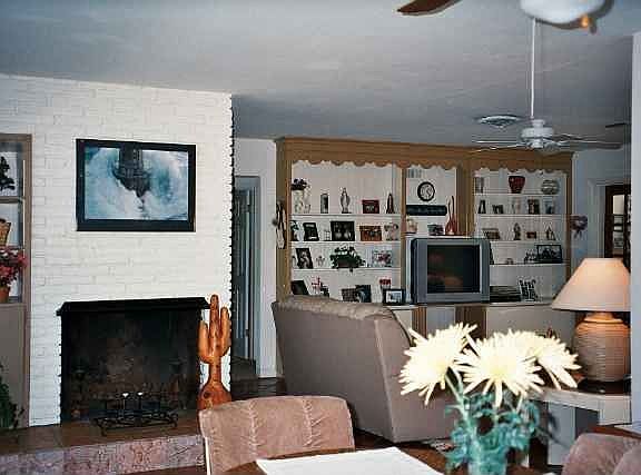 Living Room with Fireplace