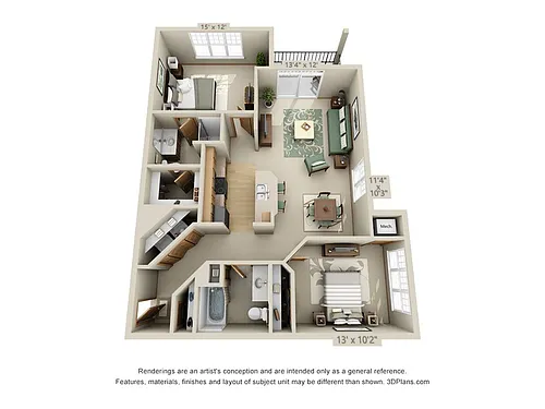 Floor plan Teton