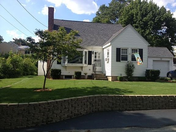 Left side of house