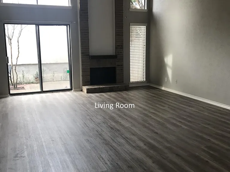 Living room leading to back patio