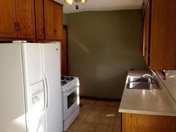 Kitchen with walkout to back yard