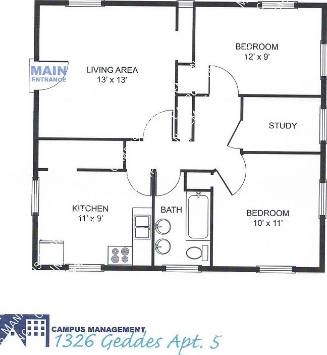 2nd image of 1326 Geddes Ave APT 5