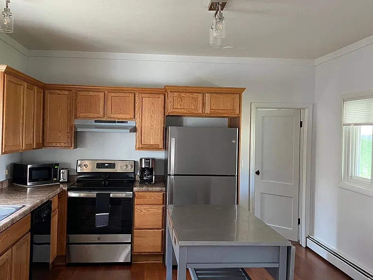 Kitchen with island