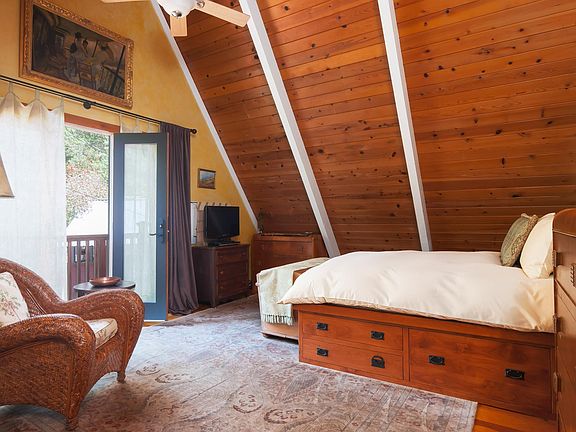 Upper Level Master Bedroom #1 with French Door & Balcony