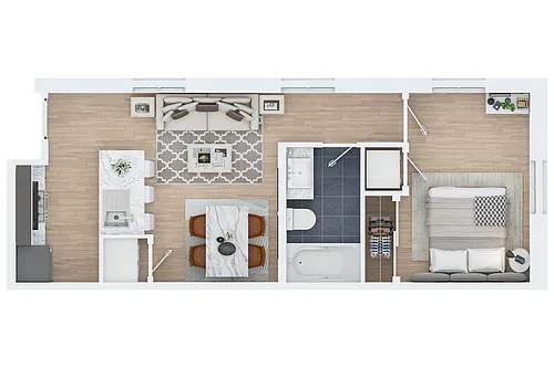 Floor plan 205A