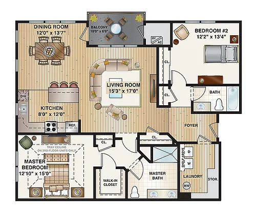 Floor plan Donnington
