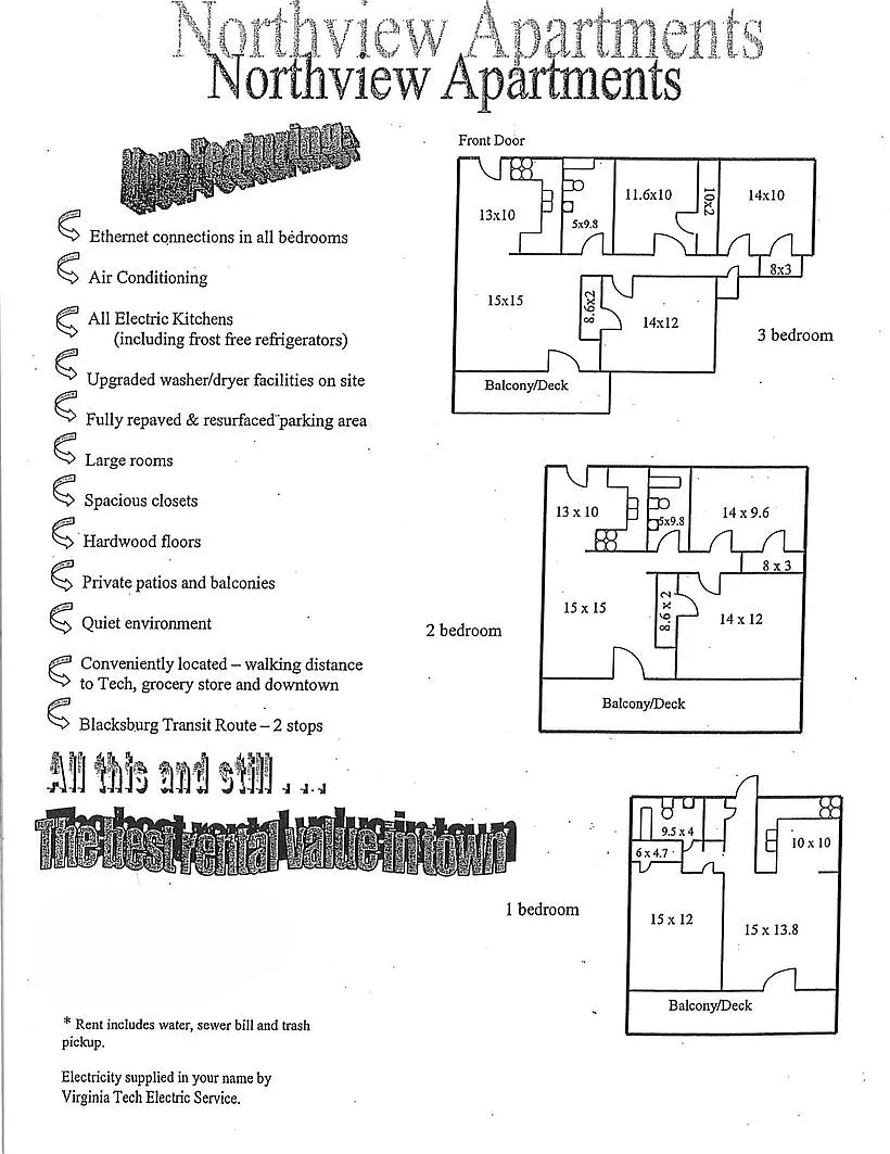 2 Bedroom, 1 Bath Apartment — Photo 3