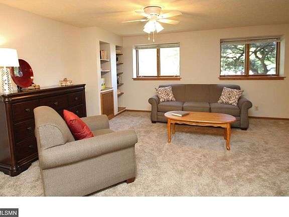 Built in bookcase for great storage. Western windows let the light in.