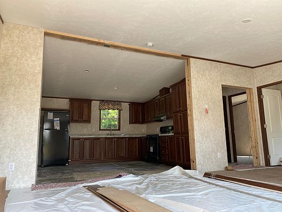 Interior view from front door- under construction