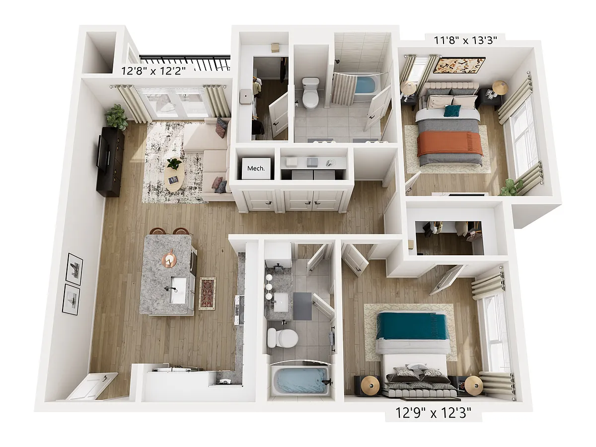 Floor plan B2