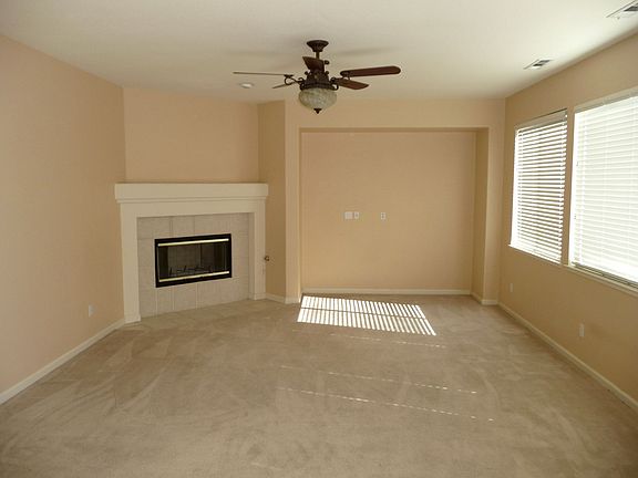 Family room with fireplace