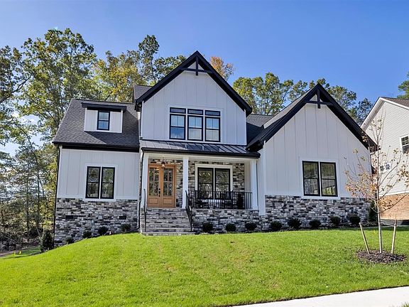 Farmhouse Elevation - Model at Legacy Park in Magnolia Green