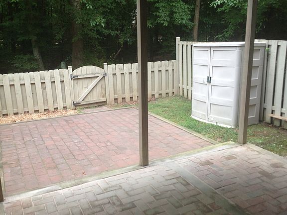 Paver Patio, Shed, Fence