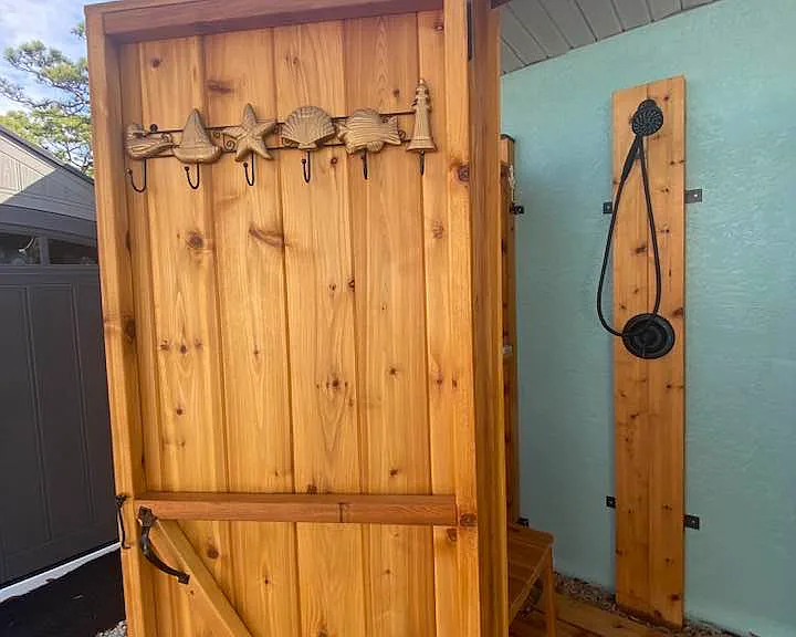 Brand New Cape Cod cedar outdoor shower