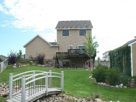 several outdoor living spaces
