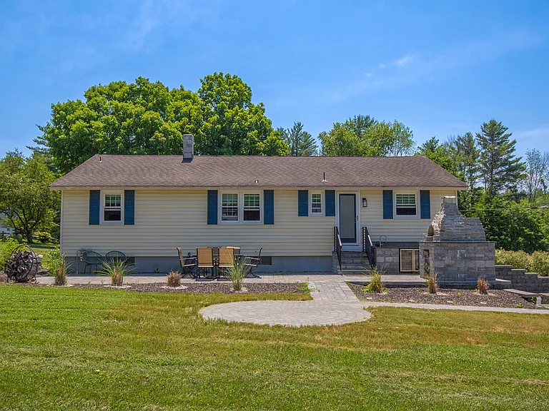 Rear view of home