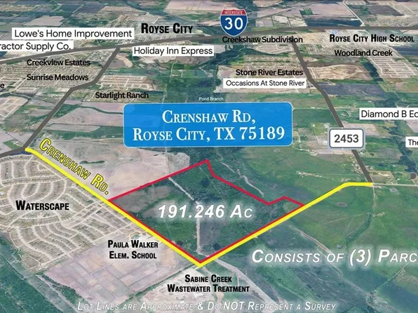 Crenshaw Rd, Royse City, TX 75189