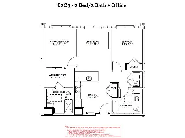 Floor plan B2C3