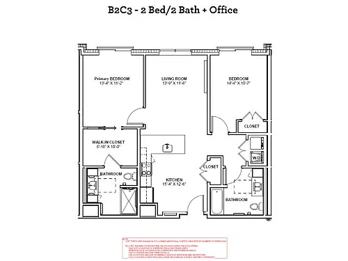 Floor plan B2C3