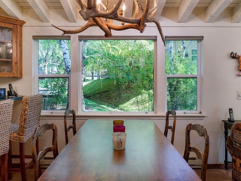 Dining room seats six