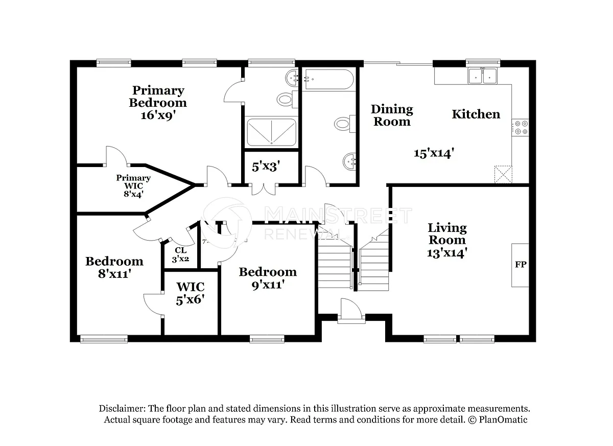 Floor Plan - 8705 N Crawford Ave