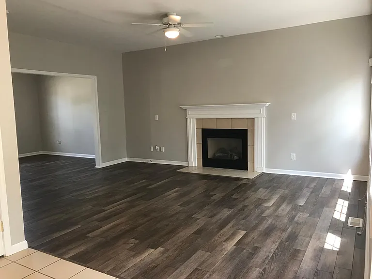 Living room and family room