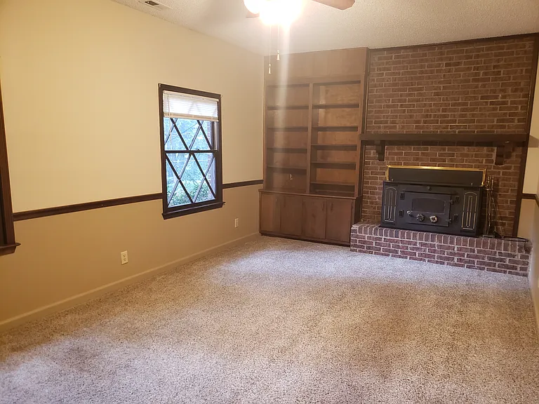 Downstairs Den w/woodburning stove