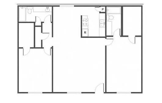 Floor plan 2X2