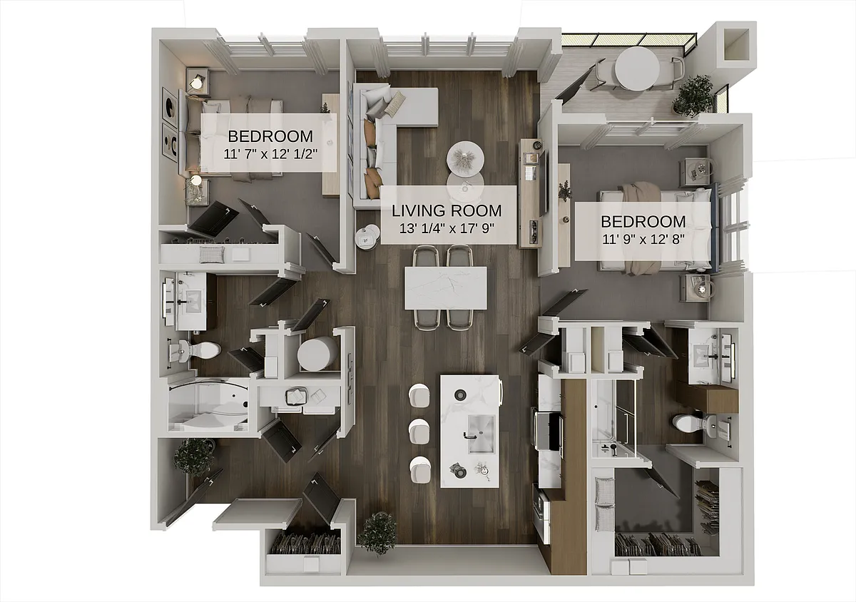 Floor plan Santan (B4)