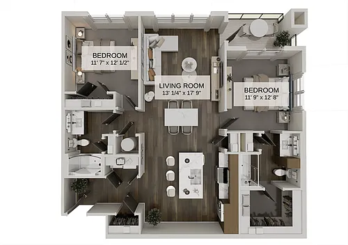 Floor plan Santan (B4)