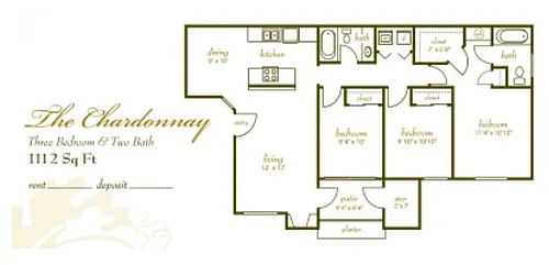 Floor plan The Chardonnay