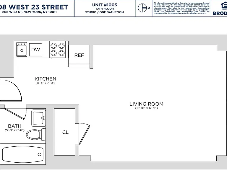 208 W 23rd St #803 — Photo 2