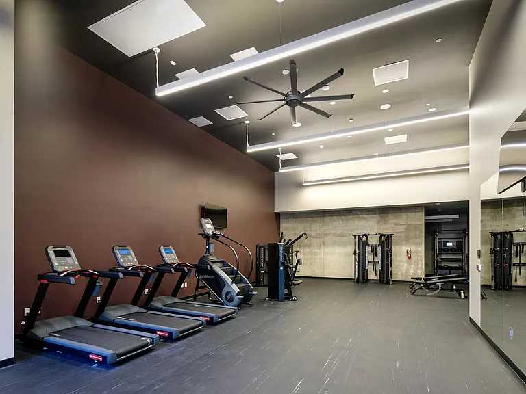 Shake up your workout routine in the fitness center... just because you can.
