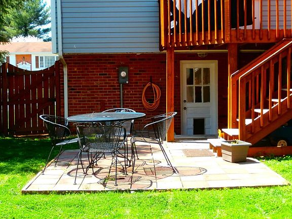 Patio in Backyard