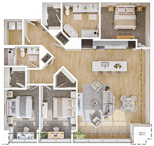 Floor plan C1