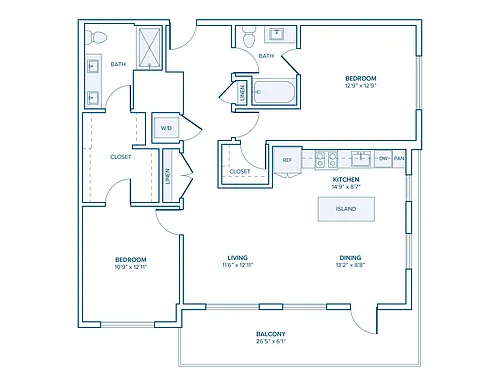 Floor plan B16