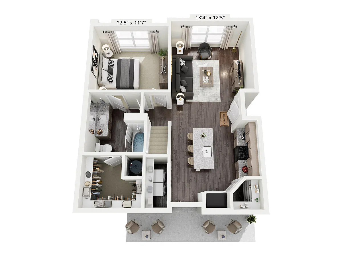 Floor plan B2A