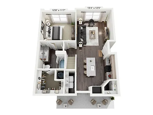 Floor plan B2A