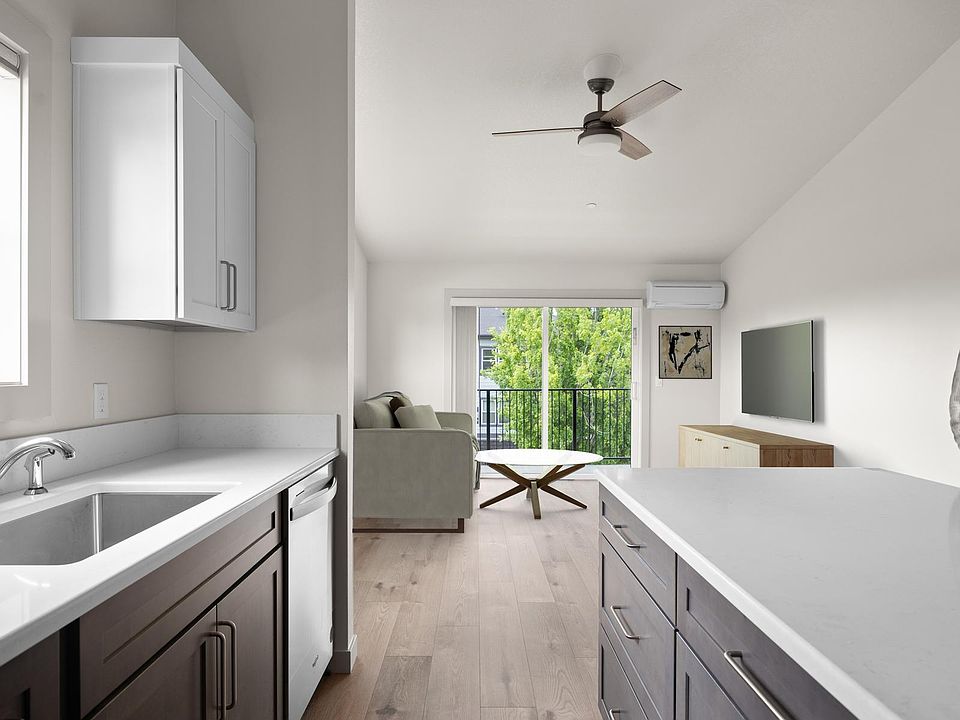 Adjoining kitchen