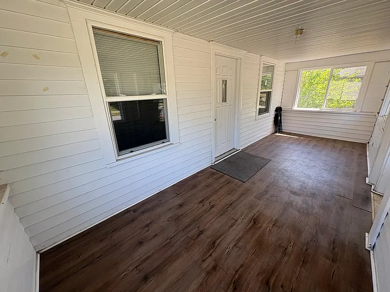 Enclosed front porch