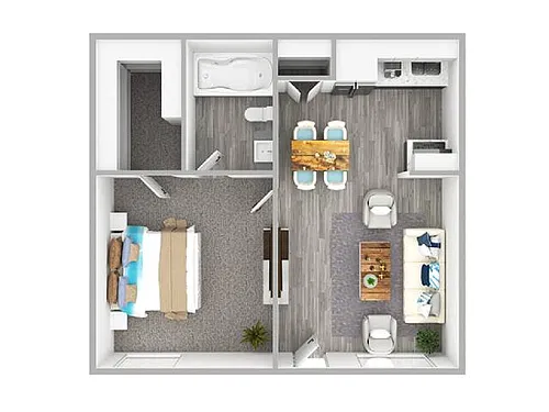 Floor plan 1x1-CP3