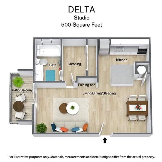 Floor plan Delta