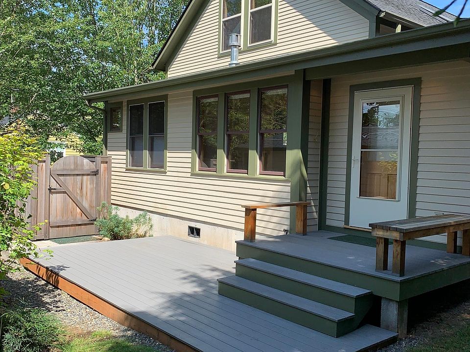 Large, south-facing deck is your private entrance.