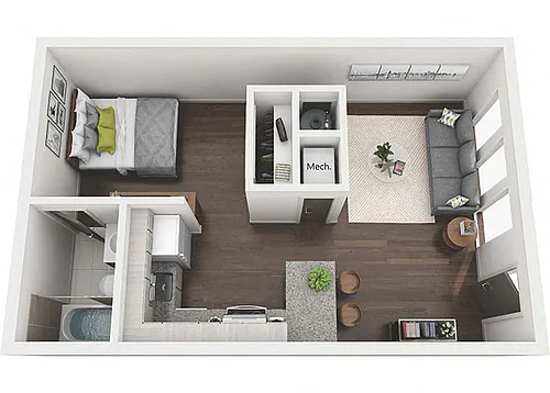 Floor plan Studio